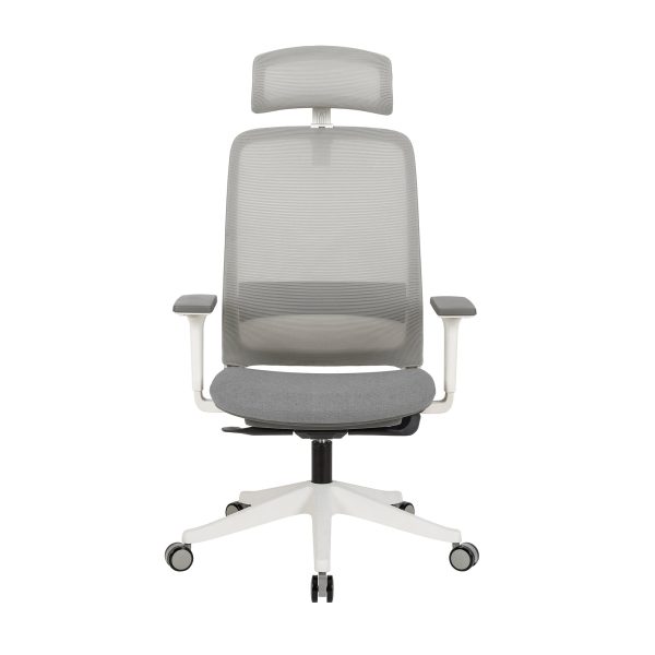 Carlie High Back Molded Foam Seat Ergonomic Office Chair In Grey Cheap