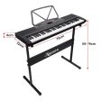 Karrera 61-Key Electronic Piano Keyboard 75cm with Stand - Black on Sale