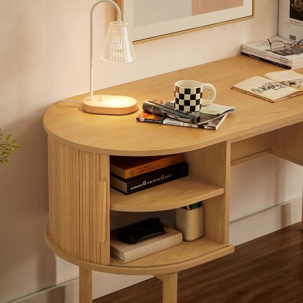 Tate Wooden Curved Desk Sale