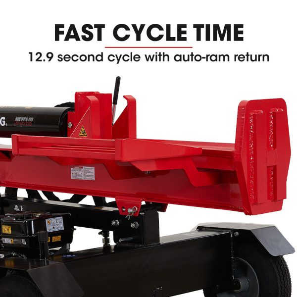 Baumr-AG 40 Tonne Petrol Hydraulic Horizontal and Vertical Towed Wood Log Splitter - HPS700 Online Sale