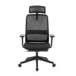 Carlie High Back Molded Foam Seat Ergonomic Office Chair In Black Supply