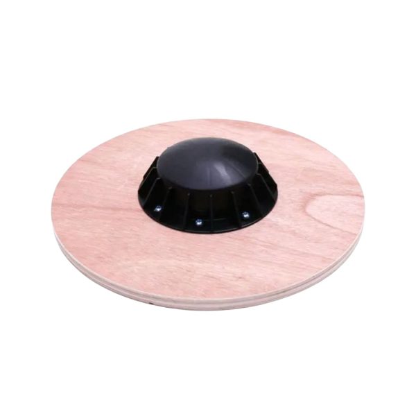 Verpeak Wooden Wobble Board with Non-Slip Pads (Black with Wood) Discount