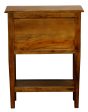 Tasmania 3 Drawer Sofa Table - Light Pecan Supply