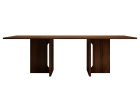 Oak Melamine Dining Table 6 Seater Hot on Sale