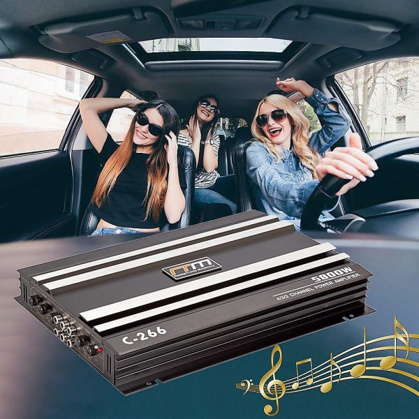 5800W Watt 4 Channel Car Truck Amplifier Stereo Audio Speaker Amp System Device Cheap