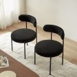 Amia Set of 2 Dining Chair in Black Fashion