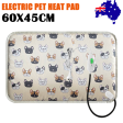 Waterproof Electric Pet Heat Pad Heated Heating Mat Blanket Dog Cat Bed 45X60CM For Discount