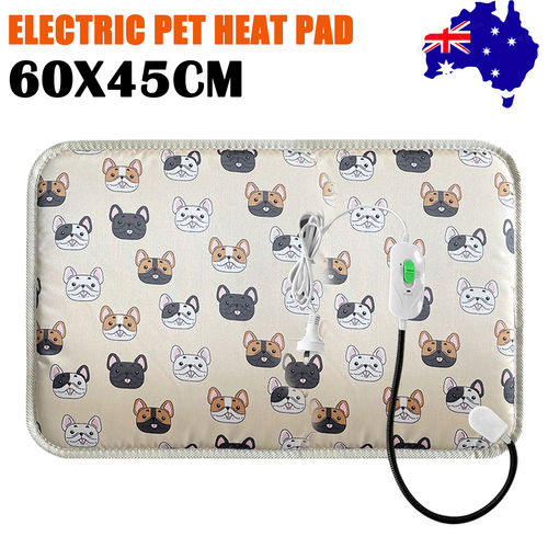 Waterproof Electric Pet Heat Pad Heated Heating Mat Blanket Dog Cat Bed 45X60CM For Discount