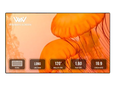 Winways Medium Throw ALR 80   Rollable Fresnel Screen Online now