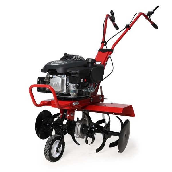 Baumr-AG 150CC Garden Tiller Cultivator Petrol Rototiller 4-Stroke Soil Power Rotary Hoe Sale