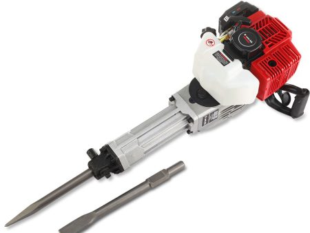 BAUMR-AG 2 Stroke 52cc Petrol Jackhammer, with 2 Chisels, Carry Bag Supply