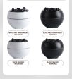 Volcanic Flame Aroma Diffuser (White Ordinary Style)- 360ml Ultrasonic Humidifier with 7-Color LED Light and Adjustable Mist for Home and Office Sale