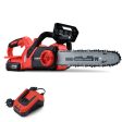 Baumr-AG 20V 12 Inch Electric Cordless Chainsaw 4Ah Lithium Battery Lightweight Wood Garden Cutter Fashion