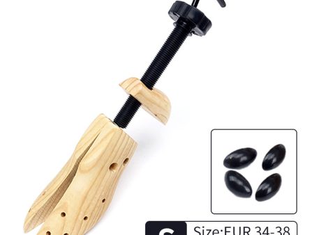 1 PCS Adjustable Wooden Shoe Stretcher for Women, Small Size (EUR 34-38) Online Sale