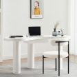 Aurora White Office Desk For Discount