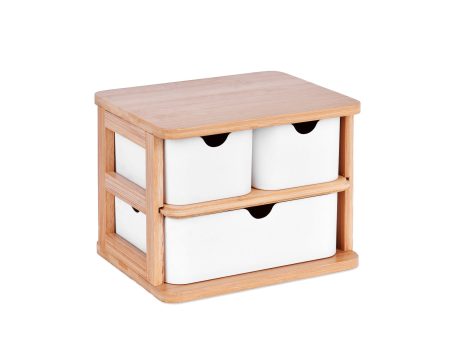 Bamboo Fibre Storage Drawer Set Sale