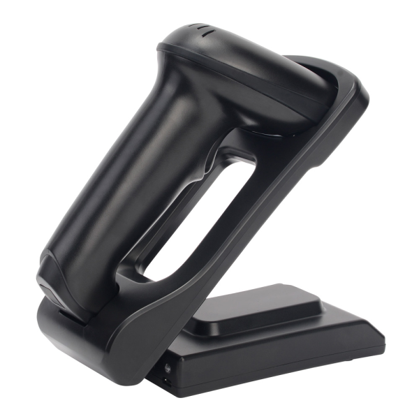 YHDAA YHD-5800DB 2D Wireless Bluetooth Barcode   QR Code Scanner with Stand (Black) Fashion