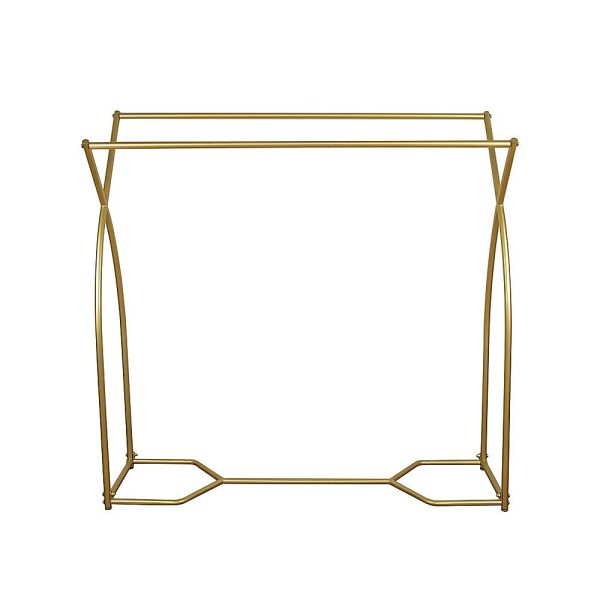 Commercial Clothing Garment Rack Retail Shop in Gold Online now