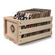 Crosley Voyager Sage - Bluetooth Portable Turntable  & Record Storage Crate Cheap