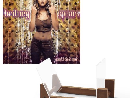 Britney Spears Oops!...I Did It Again Vinyl Album & Crosley Record Storage Display Stand Supply