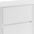 Buffet Ceramic Table Top MDF Cabinet Storage Stainless Steel In White Hot on Sale