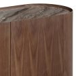 Buffet MDF Melamine Interior Storage In Dark Walnut colour For Cheap