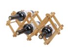 Bamboo Foldable Wine Bottle Holder Discount