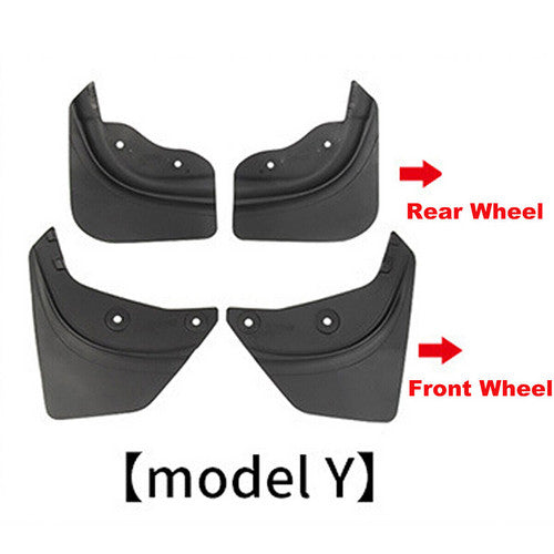 Tesla model Y front and rear PP PVC fender 4 and fit Model 3 Y central control rear storage box push-pull For Cheap