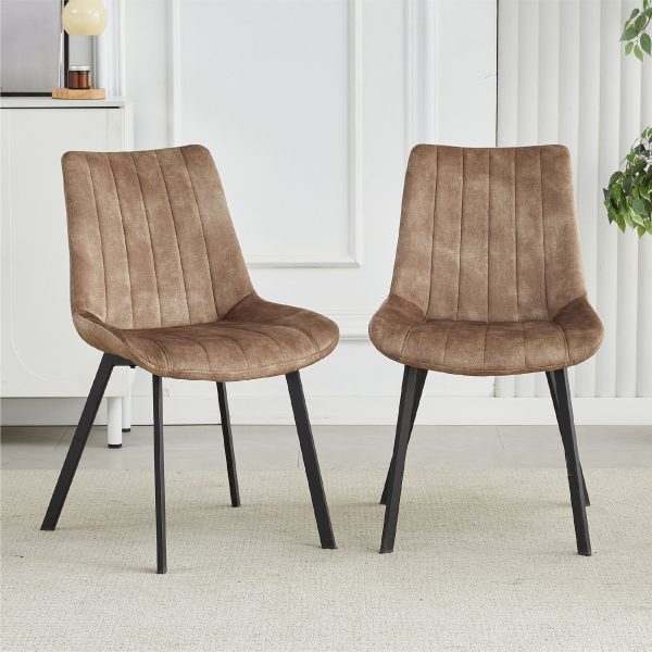 Sloane Fabric Dining Chairs (Set of 4) - Taupe Hot on Sale