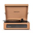 Crosley Voyager Bluetooth Portable Turntable + Crosley SOHO Stand Bundle - Tan on Sale