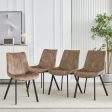 Sloane Fabric Dining Chairs (Set of 4) - Taupe Hot on Sale