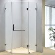 900 x 900mm Frameless 10mm Glass Shower Screen By Della Francesca Supply