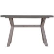 Stony 130cm Hall Entrance Console Table with Concrete Top - Grey Online Hot Sale