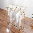 Commercial Clothing Garment Rack Retail Shop in Gold Online now