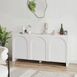 Dome White 3 Doors Sideboard For Sale