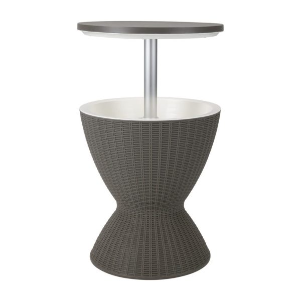 Taupe Ice Bucket Table Online Sale