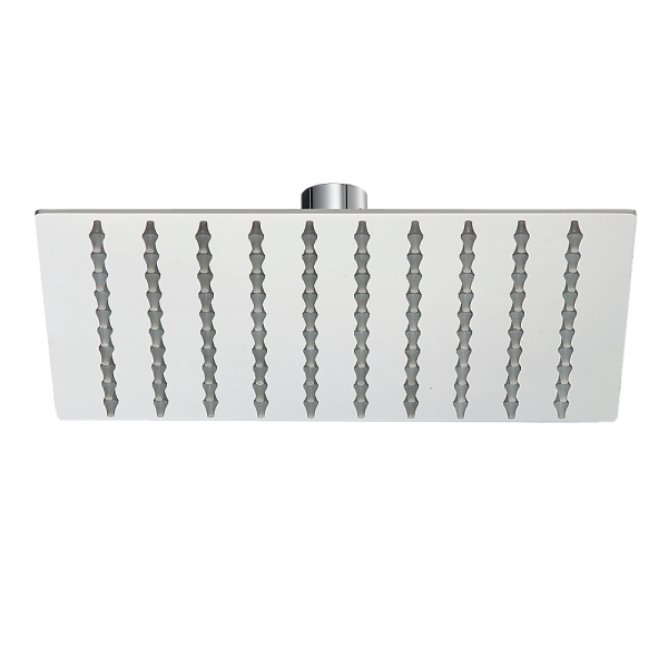 200mm Shower Head Square 304SS Polished Chrome Finish For Sale