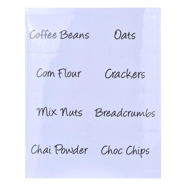 Cook Easy 40pc Pantry Label Stickers Online now