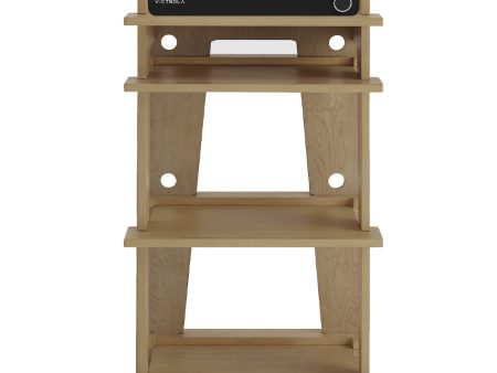 Victrola Stream Onyx Turntable + Crosley Soho Turntable Stand - Natural Online Sale