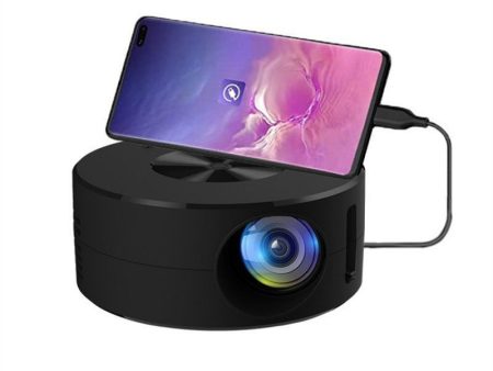 Portable Mini Projector with Smartphone Screen Sync, USB, and HDMI Input Online now