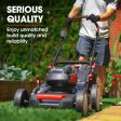 BAUMR-AG 19 Inch Electric Cordless Lawn Mower Kit Battery Powered w  2x 4.0Ah Lithium Batteries Online