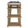 Victrola Stream Carbon Turntable + Crosley Soho Turntable Stand - Natural Fashion