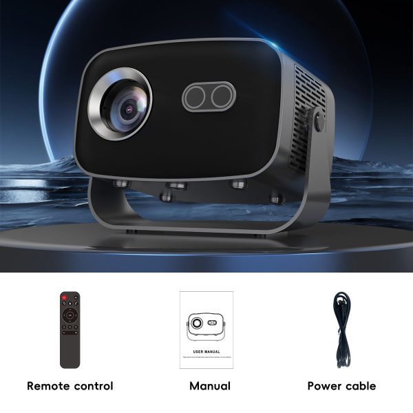 V100 Auto-Focus 4K Mini Projector (950S)with Android WiFi for Home Theater 197*91*101MM(2+8G) Online now