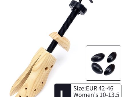 1 PCS Adjustable Wooden Shoe Stretcher for Men & Women, Large Size (EUR 42-46) Cheap