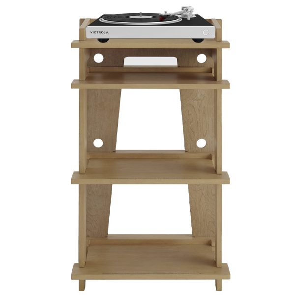 Victrola Hi-Res Carbon Turntable + Crosley Soho Turntable Stand - Natural Discount