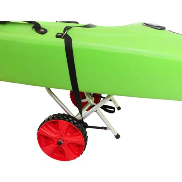 Collapsible Kayak Trolley - Folding Beach Canoe Boat Transporter Cart on Sale