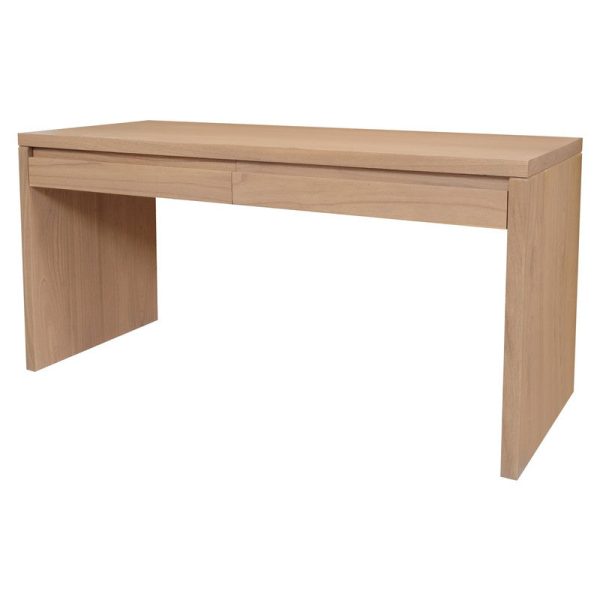 Apollo 2 Drawer Writing Desk (Natural) Sale