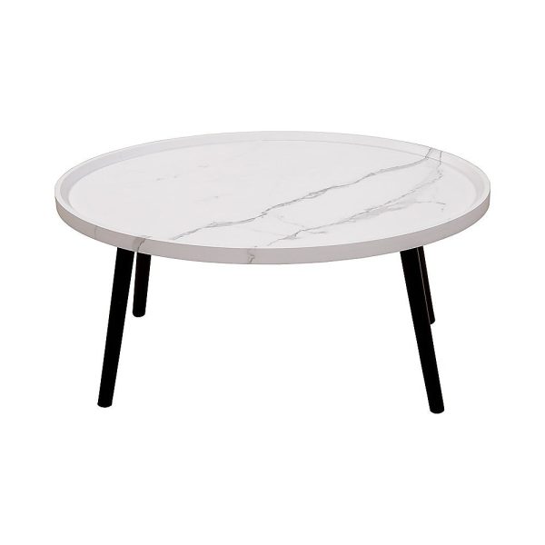 Oval Coffee Table Mid Century Modern Minimalist Display For Discount