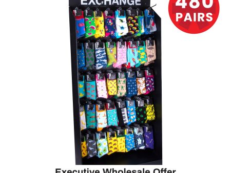 Wholesale 480 Pairs Novelty Socks (RRP $4.95 or $9.95 for 3) on Sale