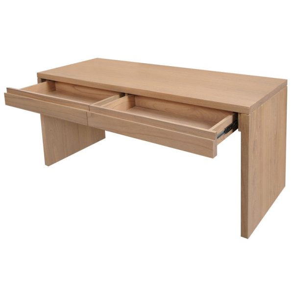 Apollo 2 Drawer Writing Desk (Natural) Sale